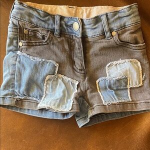 Stella McCartney Denim Patchwork Girls Shorts